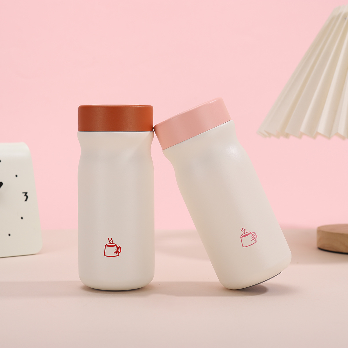 Edelstahl Thermobecher Für Studenten Kompakte Isolierflasche_voghion.com