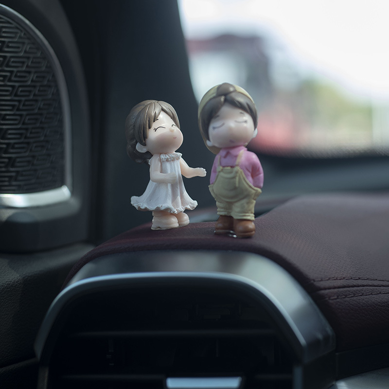 Celebridad en línea linda pareja coche interior accesorios consola central espejo retrovisor coche pareja decoración coche interior decoración suministros