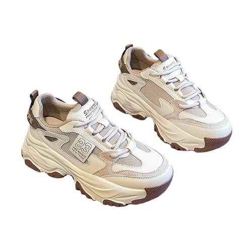 Internet celebrity retro dad shoes for women ins trend  summer thick-soled original platform sole casual student sports shoes for women