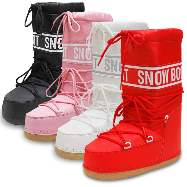 winter ski space keep warm lightweight high boots platform
