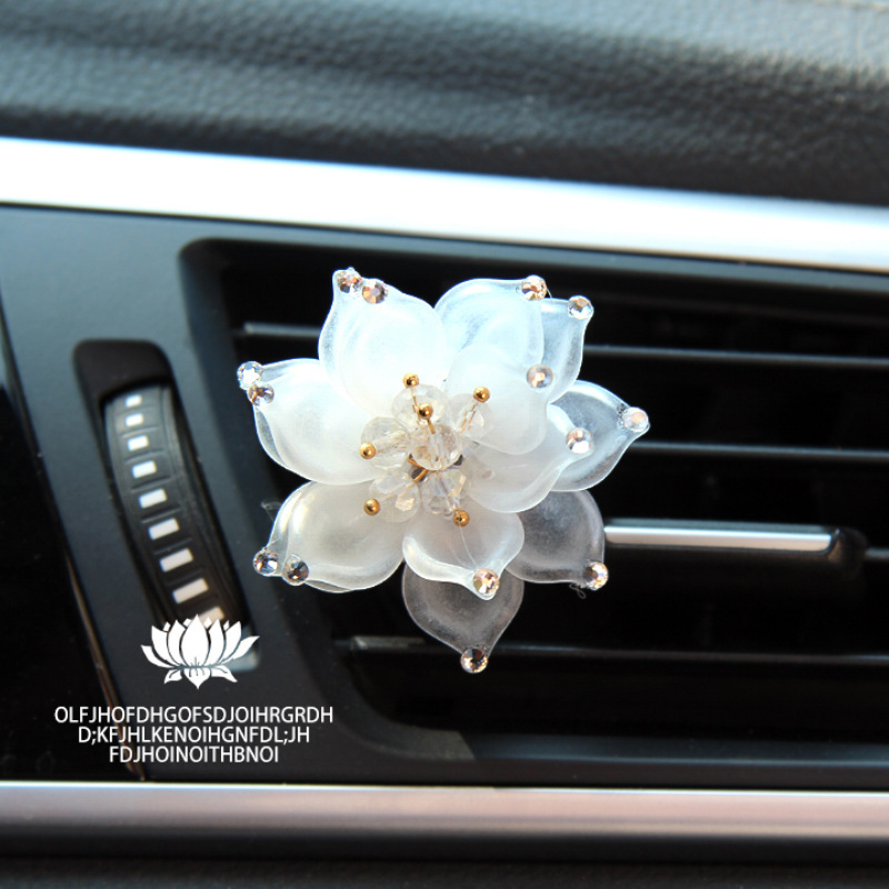 Flores creativas, fragancia de coche, fragancia, salida de aire, decoración de coche, decoración de coche, clip de aire acondicionado, estilo antiguo de doble capa