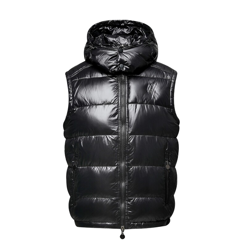 New Winter Glossy Short Classic Vest for Men and Women Thickeneded Couple Style Waistcoat White Duck down Jacket Vest