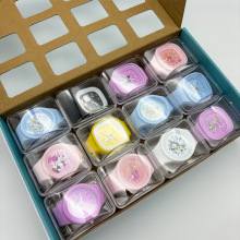 新款儿童手表女孩可爱高质量肤感果冻硅胶学生腕表卡通亚克力盒表