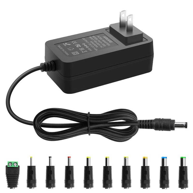 Cross-Border Amazon 12V5A Power Adapter with 10 Adapters for Cctv Cameras and Projectors Cross-Border Amazon 12V5A Power Adapter with 10 Adapters for Cctv Cameras and Projectors