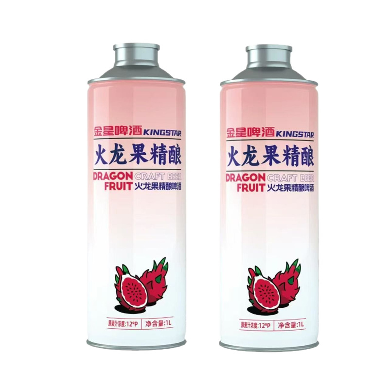 【正品保障】金星啤酒火龙果口味精酿金星中式精酿1L*6罐|undefined