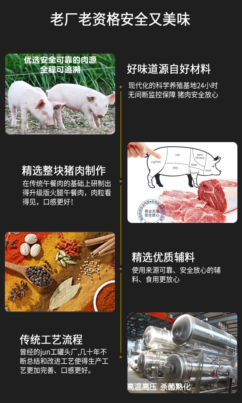 凌翔午餐肉罐头