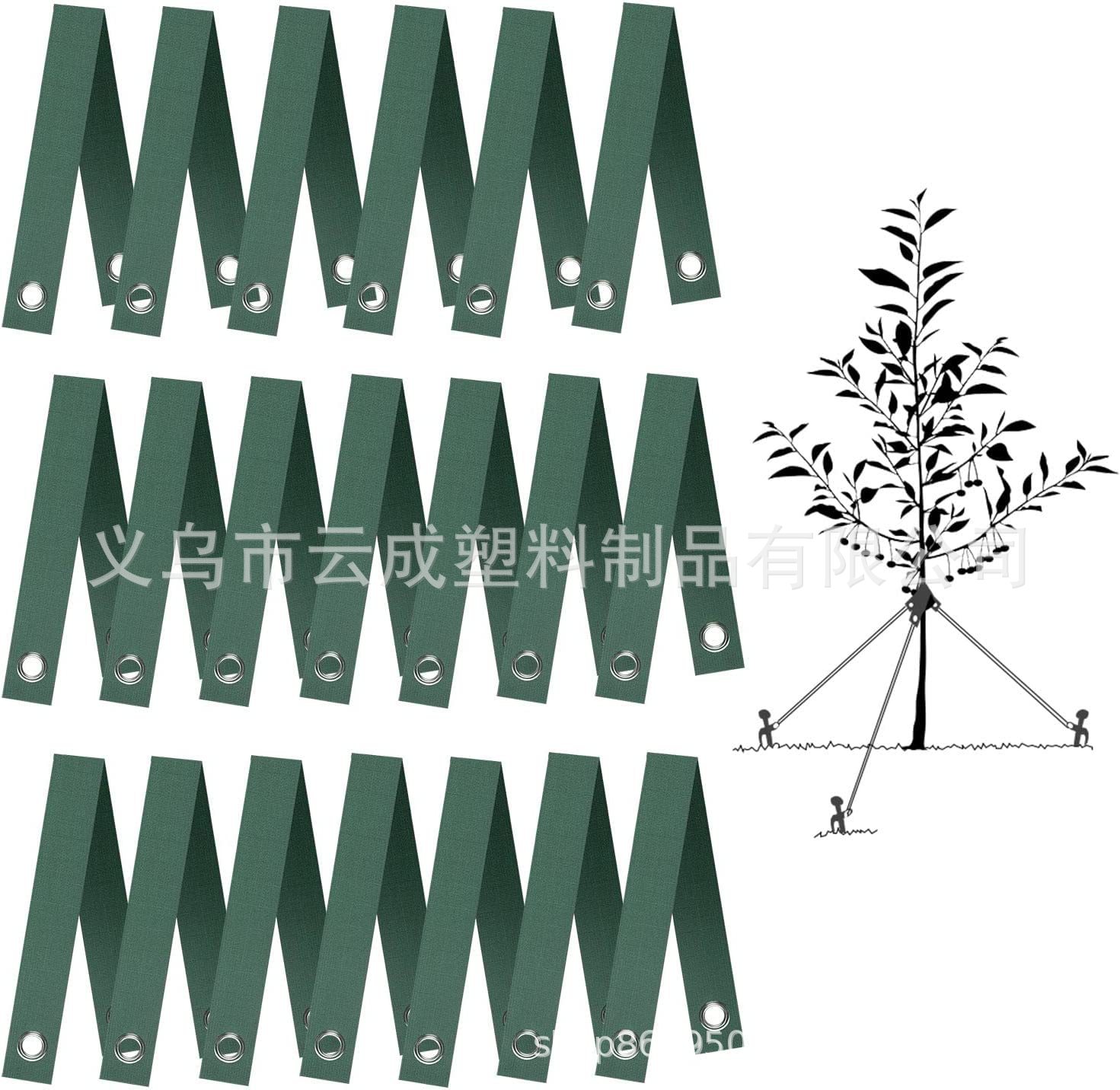 幼苗抗风固定带  果树三角支撑固定带   新种树苗拉撑带