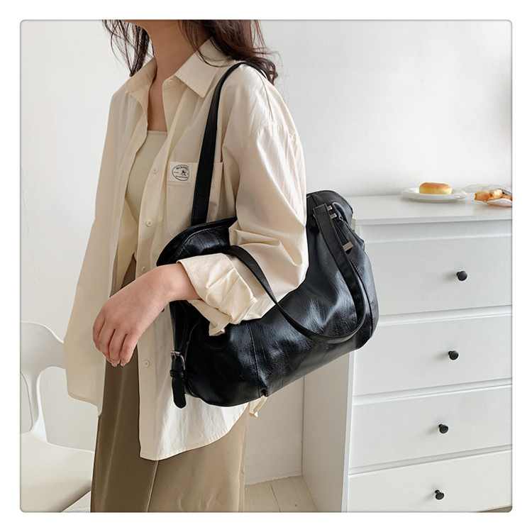 New fashionable European and American women's bags, retro and simple single-shoulder bags, large-capacity high-quality handbags, elegant crossbody bags are in stock undefined