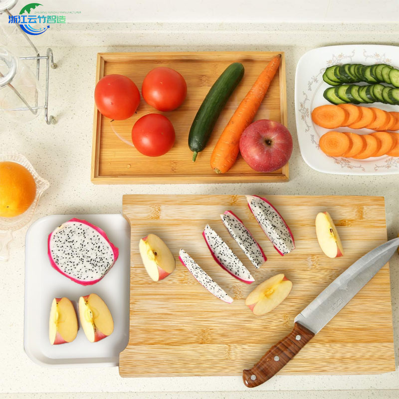 Amazon cajón tabla de cortar tabla de cortar para el hogar bambú suministros de cocina tabla de cortar de bambú tabla de frutas conveniente y rápido