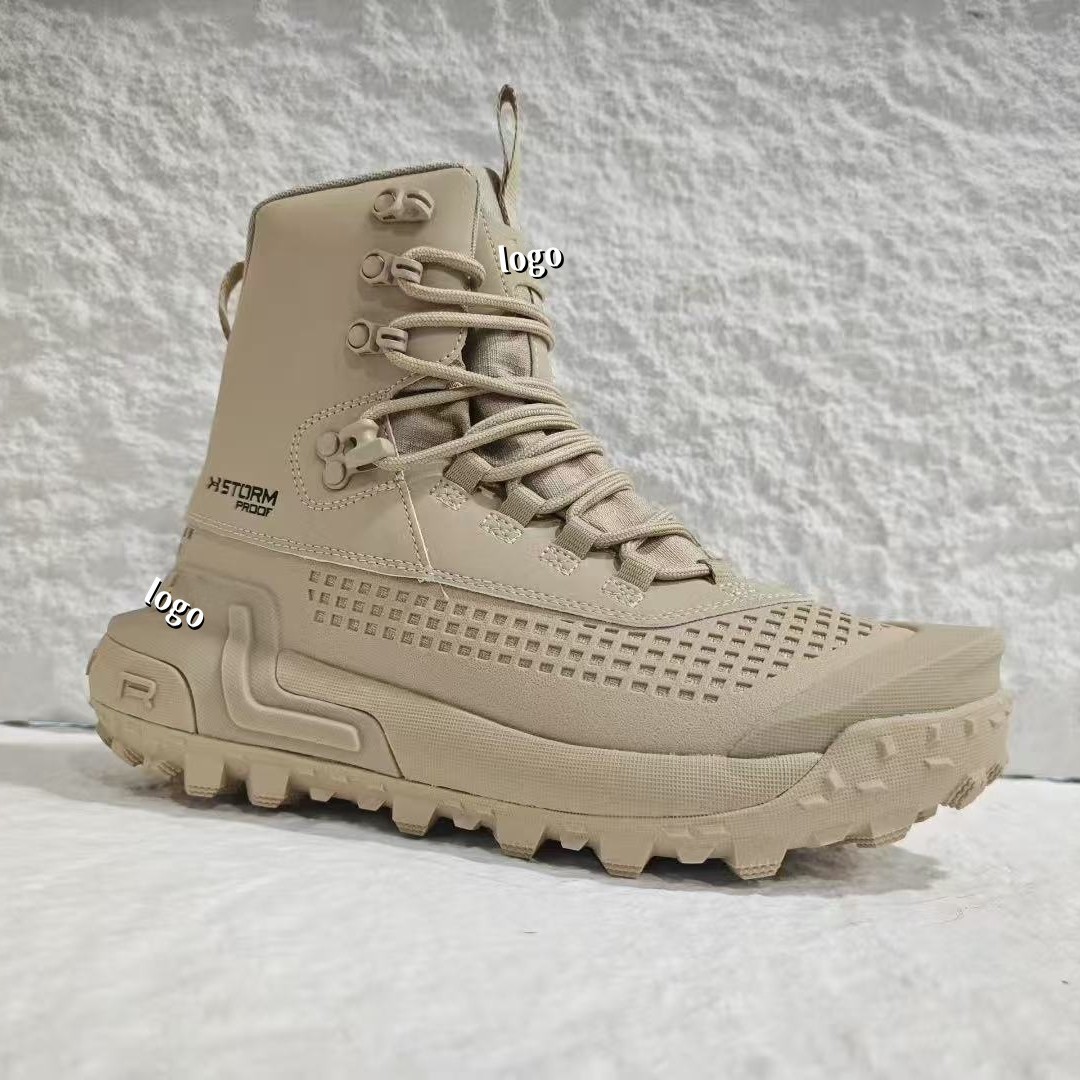 2025 nuevo hombre al aire libre caminando botas impermeables UA amortiguación desgaste antideslizante botas de caza zapatos papá