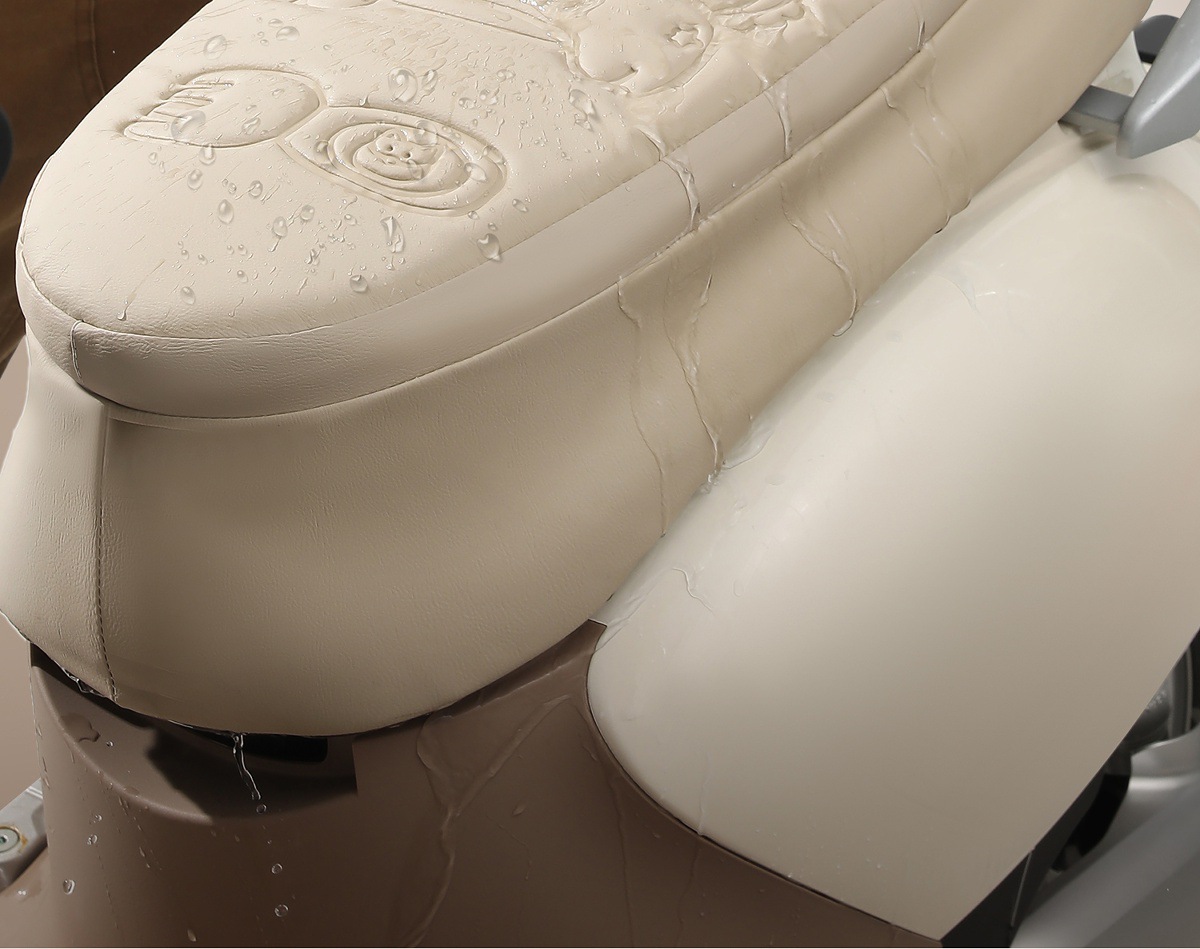 Suitable for Electric Vehicle Seat Cushion Cover Thickened Sponge Shock-Absorbing Leather Wear-Resistant Waterproof Sun Protection Electric Vehicle Comfortable Seat Cushion