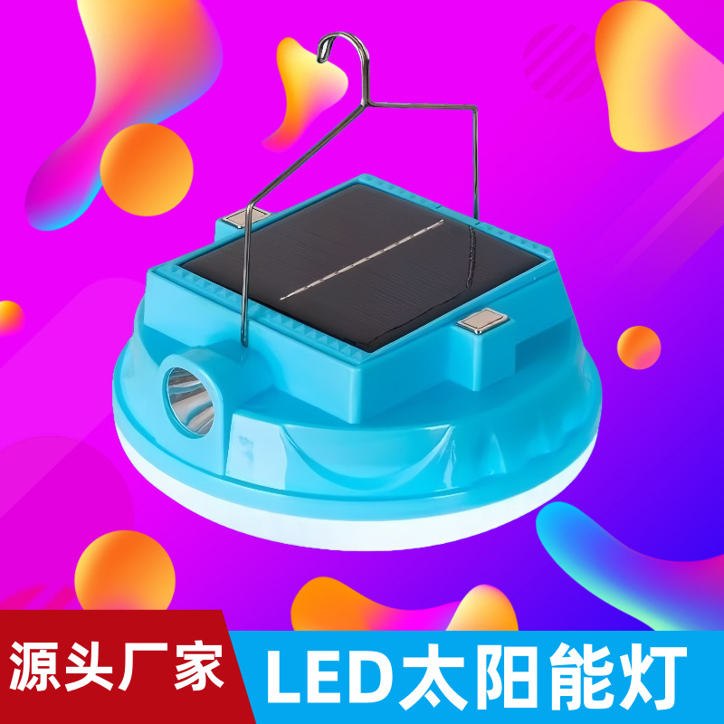 iluminación al aire libre camping portátil lámpara de tienda de carga de larga duración de emergencia lámpara de carga superbrillante bombilla solar doméstica