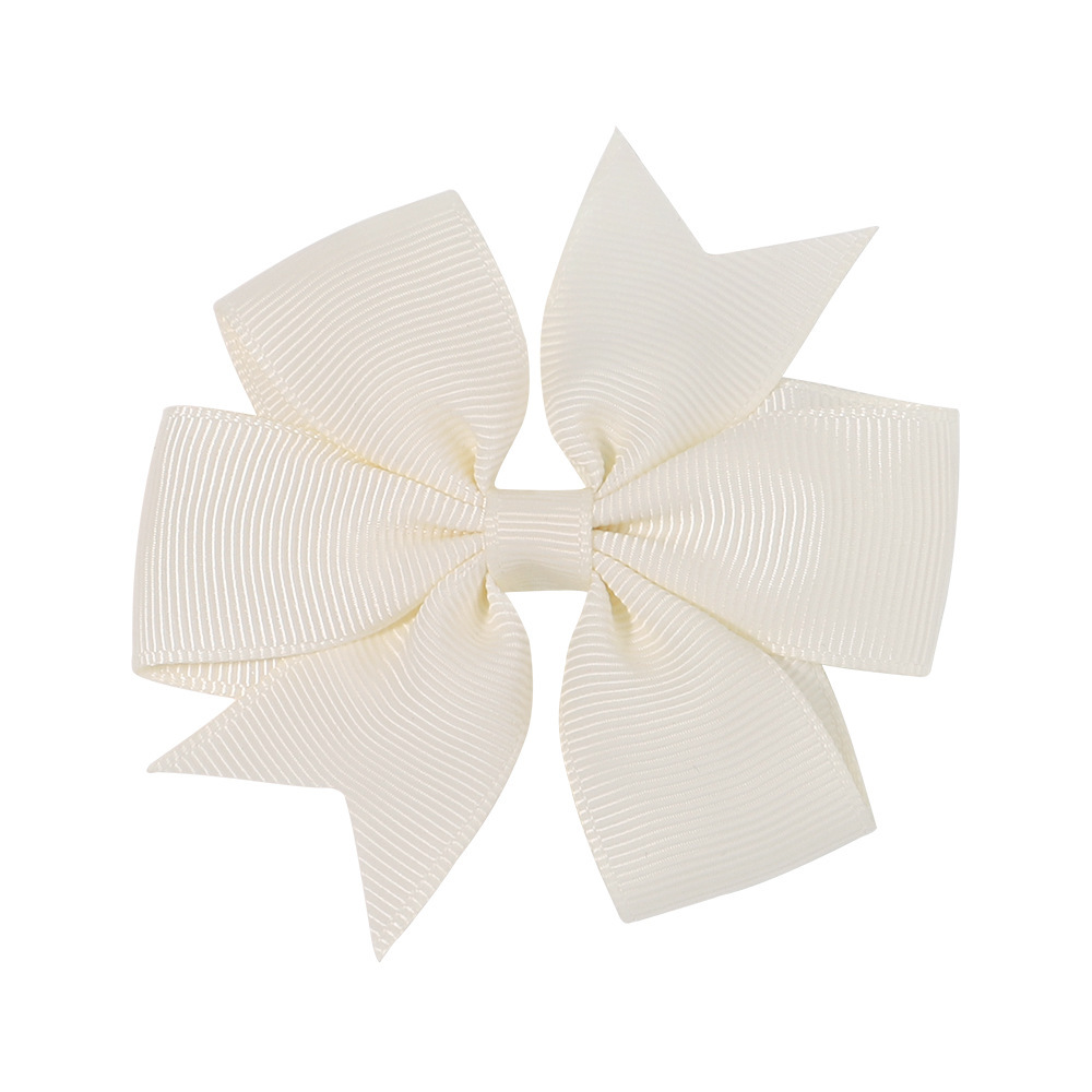 Transfronterizos Europa y América Amazon hecha a mano burbuja de flores para niños cola de golondrina en V ribbed cinta arco clip para el pelo image 27