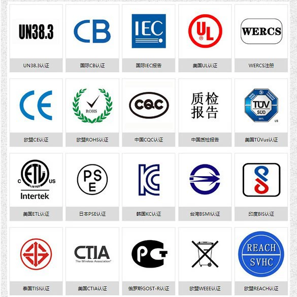 Чемодан на колесах с сертификацией CE, перезаряжаемый, соответствует стандартам REACH и ROHS