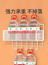 5H6S批发杯架壁挂式沥水杯子架家用水杯放置架子车间免打孔挂墙上