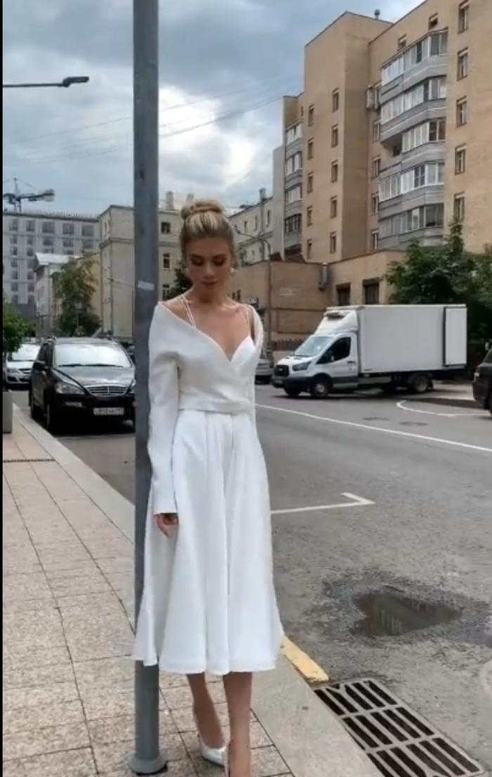 Primavera europea y americana y verano Comercio exterior nueva ropa de mujer deseo Amazon nuevo sexy V-cuello Vestido de manga larga transfronteriza image 1