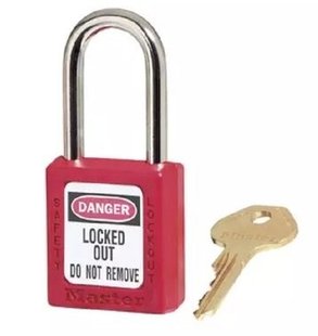 Master padlock 410MCNRED engineering plastic safety padlock insulated padlock 410 410MCN