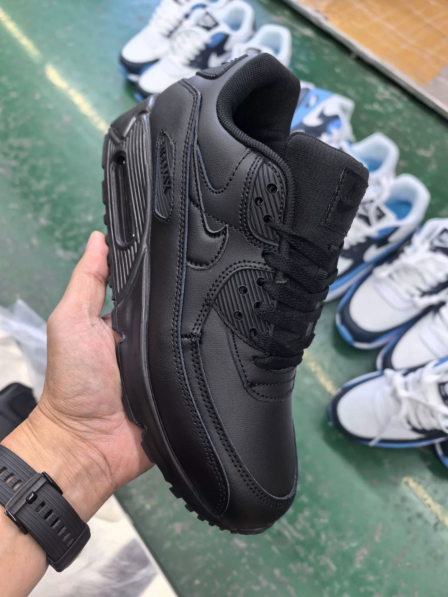 Кросс-граничная внешнеторговая Путянь обувь Air Max90 воздушная подушка сетчатые повседневные спортивные кроссовки европейский стиль высокий уровень спортивной обуви