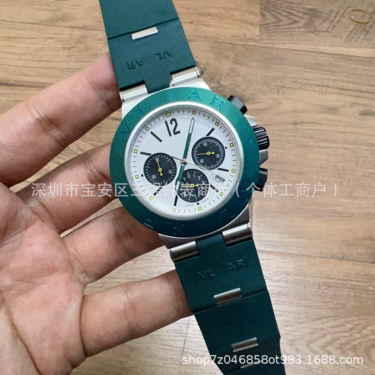 Ventas transfronterizas calientes de seis agujas de cuarzo VK cronógrafo multifuncional de reloj de pulsera de hombre con luz nocturna fábrica directa