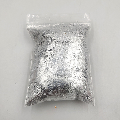 Wholesale crystal gel gold foil paper silver foil paper rose gold crystal mud slime filler mix nail decoration