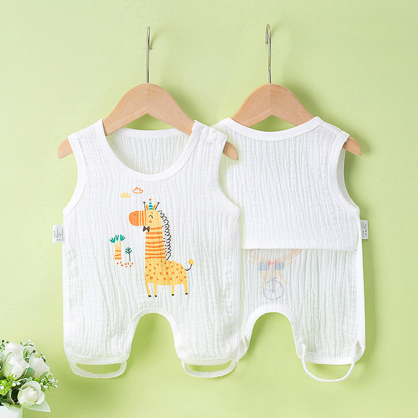 Children's summer thin cotton gauze breathable dudou