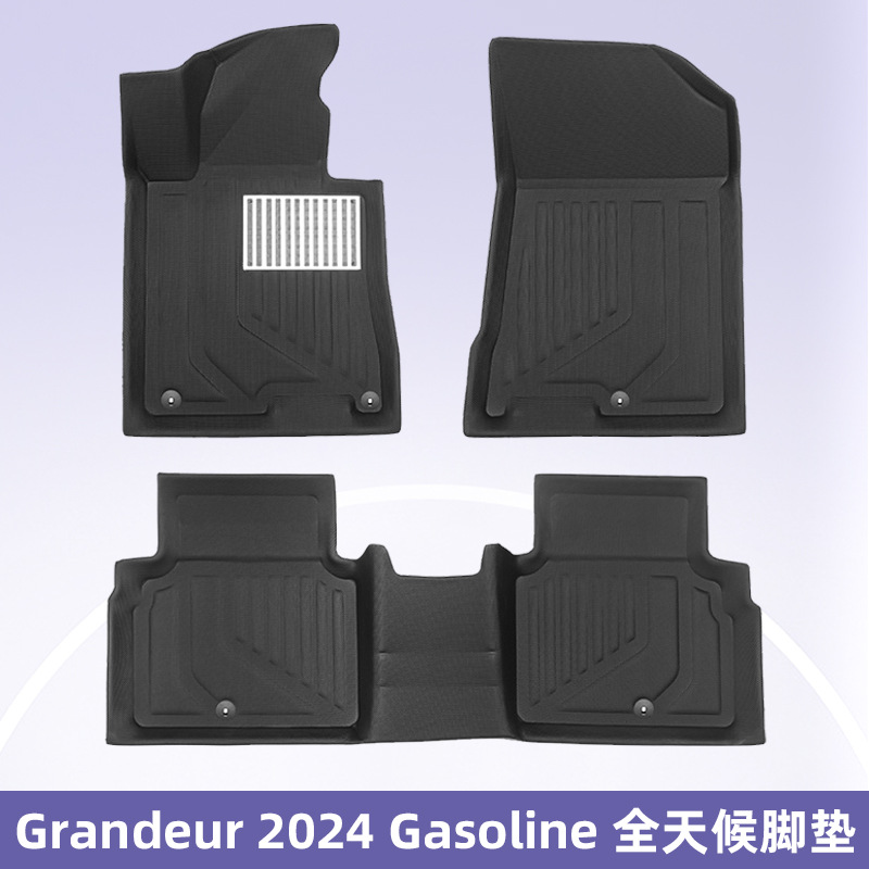 Para Hyundai Grandeur 2024 Combustible 3D todo el tiempo material XPE almohadilla de piso interior