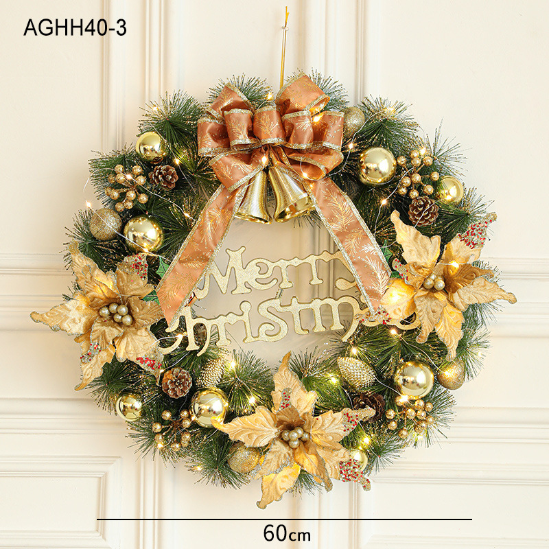 Nueva guirnalda de Navidad cifrada, guirnalda luminosa, ventana, puerta, pared, decoración, decoración, decoración, decoración, decoración
