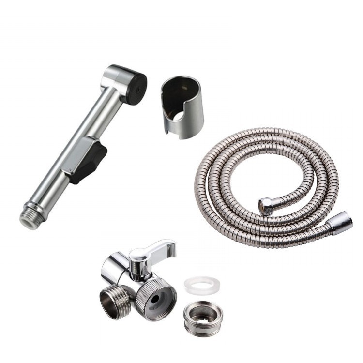 Venta al por mayor cuerpo limpiador traje inodoro pistola cabeza inodoro boquilla de lavado de mano pequeña cabeza de ducha