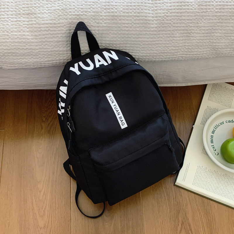 Mochila INS de estilo japonés para niñas, estudiantes de secundaria, mini mochila simple y versátil, mochila pequeña ligera para salidas de primavera, informal.