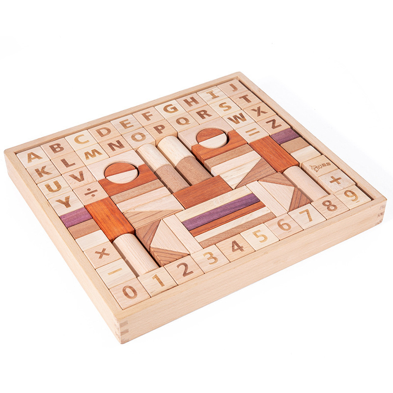 Juguetes de madera Luban espiga y espiga gran granulada bloque de construcción cabaña educación temprana para niños rompecabezas casa pequeña arquitecto