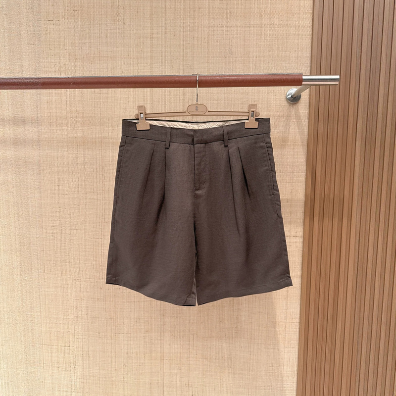 LP Buxton Bermuda Old Money Style 100% Linen Casual Business Men's Simple 5-inch Shorts LP Buxton Bermuda Old Money Style 100% Linen Casual Business Men's Simple 5-inch Shorts