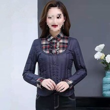 新款轻薄收腰羽绒服内胆女短款大码贴身内穿真羽绒服衬衫保暖衣女