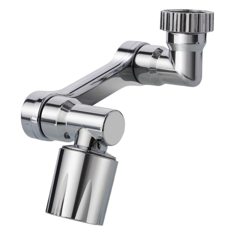 Faucet universal mechanical arm rotatable spout extension splash-proof artifact washbasin bubbler connector rocker arm
