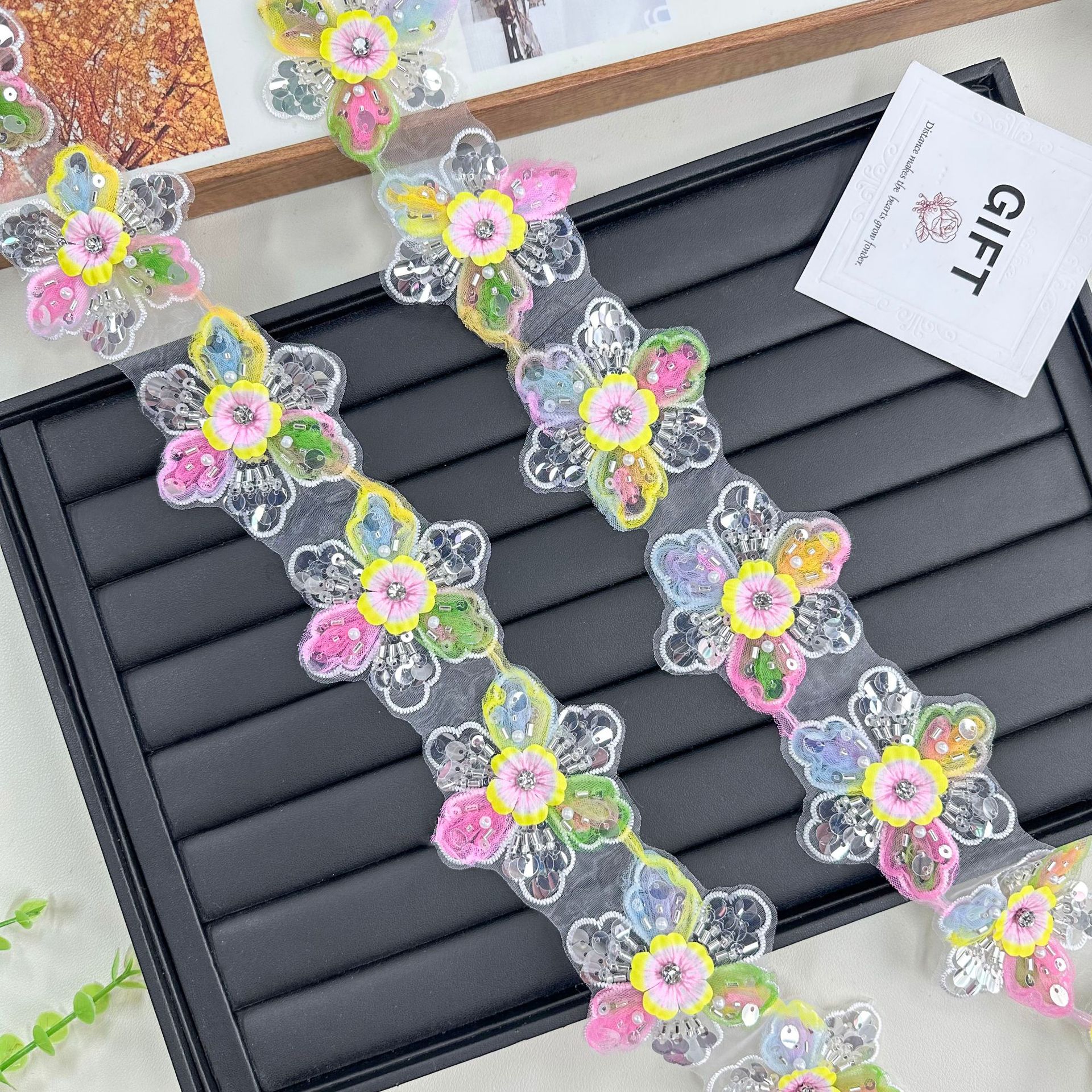 Arco iris malla perla clips de cabello niñas adultos adornos de cabello dulces encaje al por mayor diamante flor tridimensional fábrica de tocado