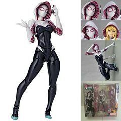 山口式004女スパイダーマンgwen格温温格可动フィギュア人形置物モデル