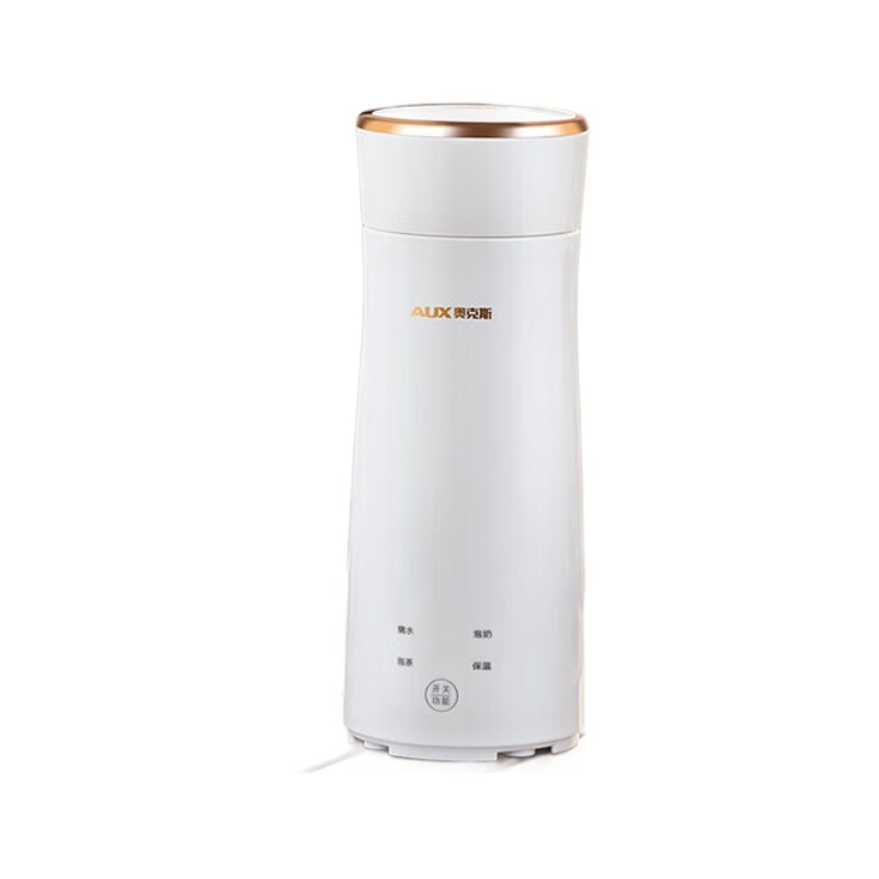 Taza de agua eléctrica portátil AUX Taza de agua eléctrica de acero inoxidable 304 Salud de viaje Hervidor eléctrico pequeño