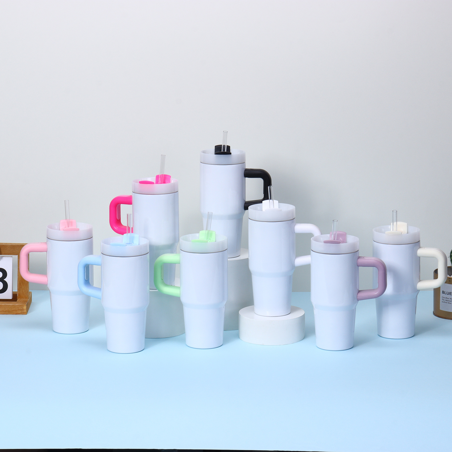 Nuevo 14oz caliente sublimación 304 taza de acero inoxidable taza de té conveniente taza de deporte taza de aislamiento