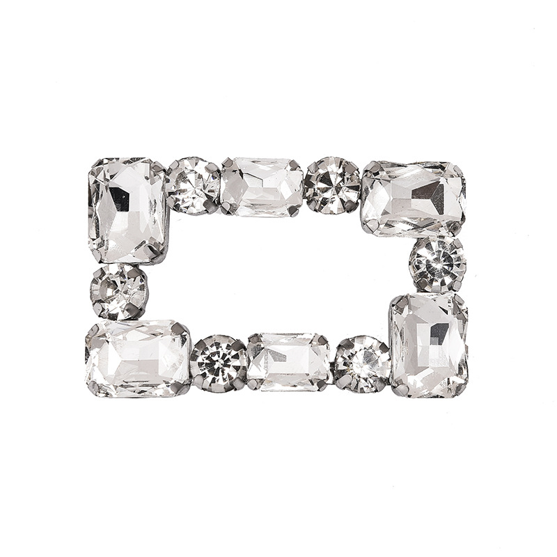 Todo fósforo de hardware soldadura zapato hebilla zapatos de mujer metal rhinestone zapato flor decoración superior accesorios de zapatos extraíbles accesorios de punta