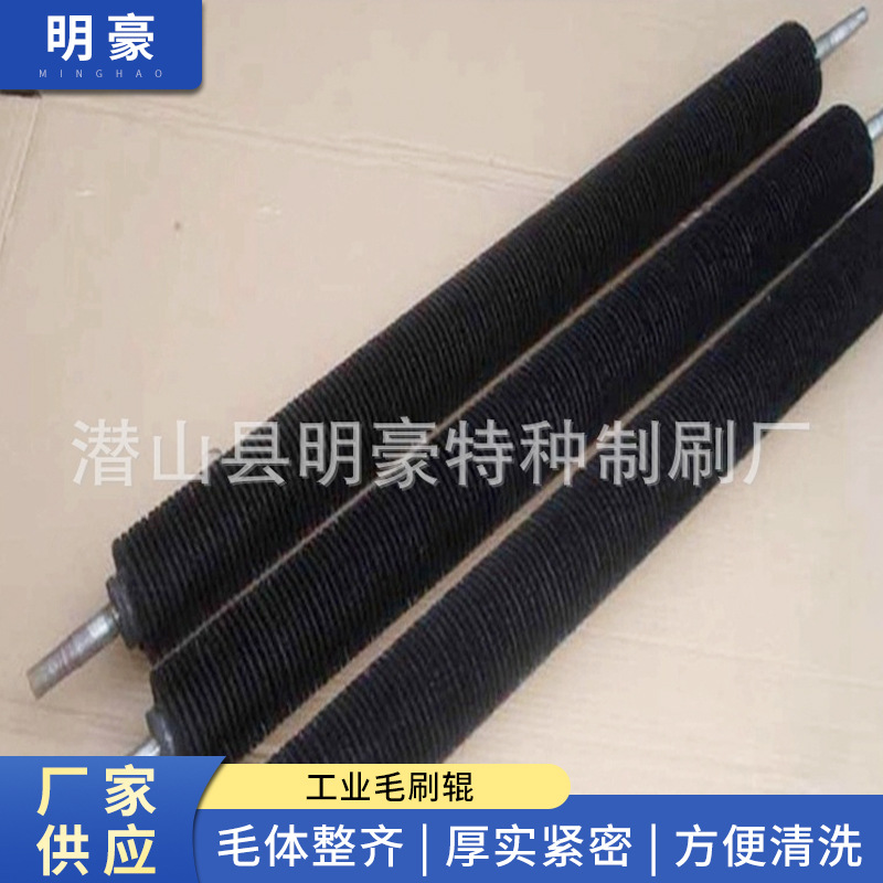批量刷辊 工业毛刷辊 缠绕式钢丝刷辊 清洗毛刷辊