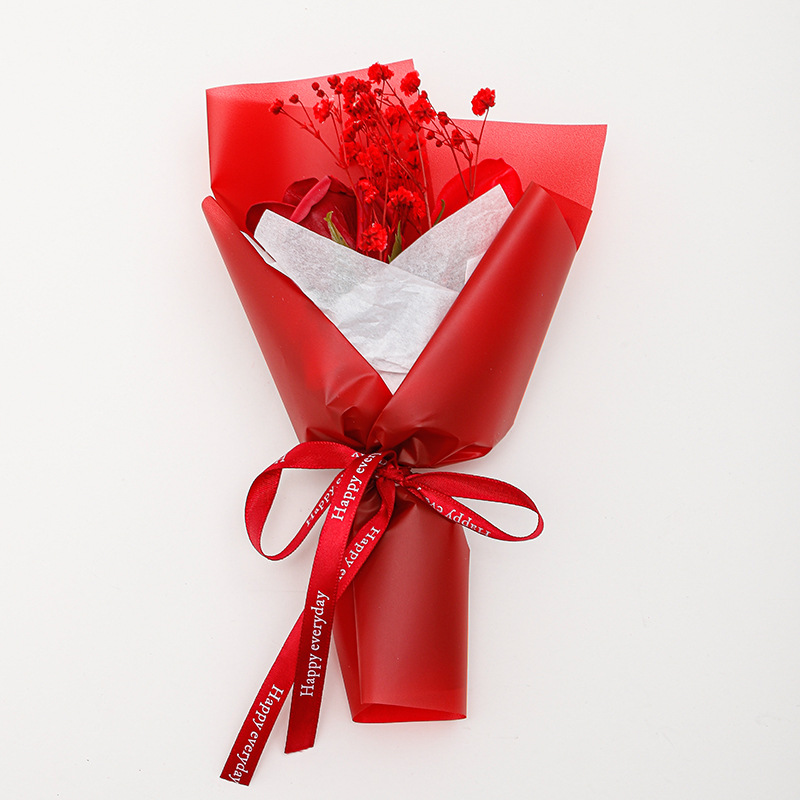 Festival de la diosa de la acción de gracias para la novia eterna flor festival regalo al por mayor Mini ramo de flores secas rosa para el festival 38