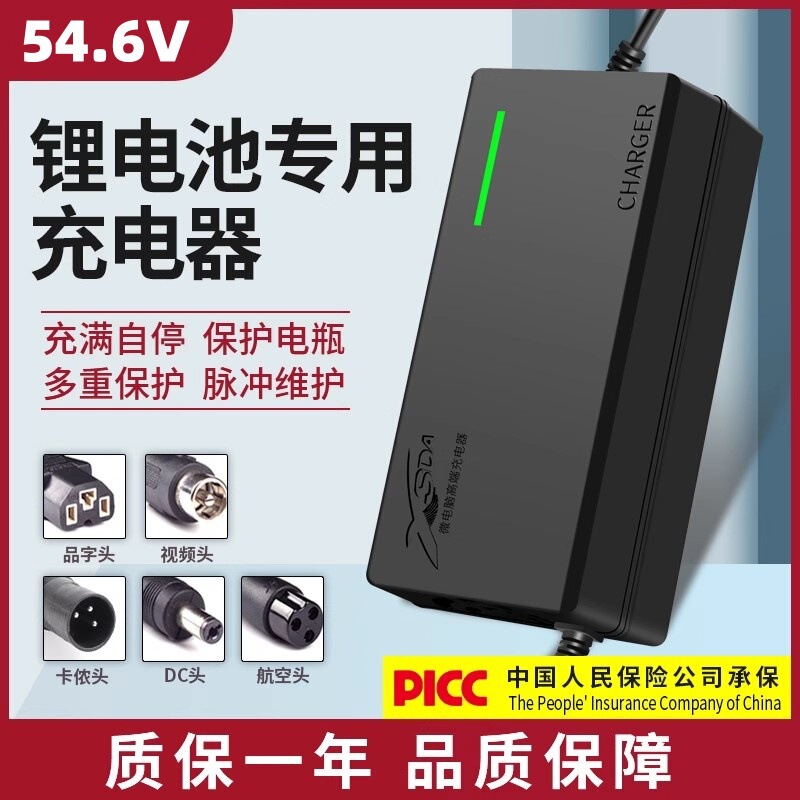 Brand New Ternary Lithium 13 String 54.6V Lithium Battery Electric Vehicle Battery Lithium Battery Charger 48V2A3A5A8A