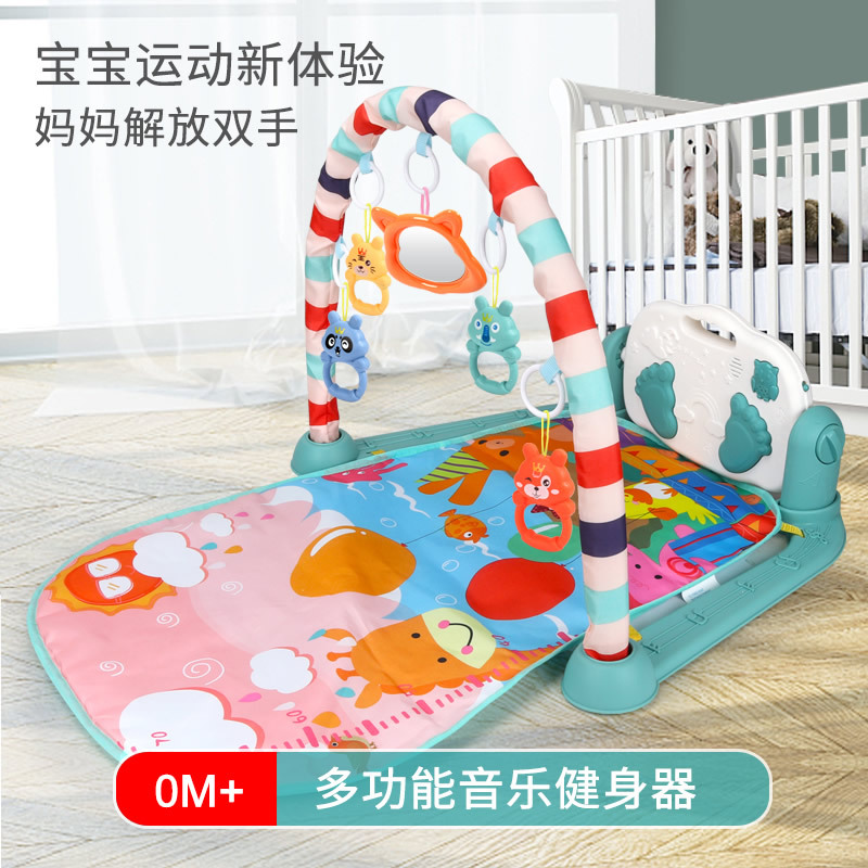 Equipo de fitness Baby pedal piano fitness rack inteligencia recién nacido bebé tres meses bebé pedal piano juego juguete