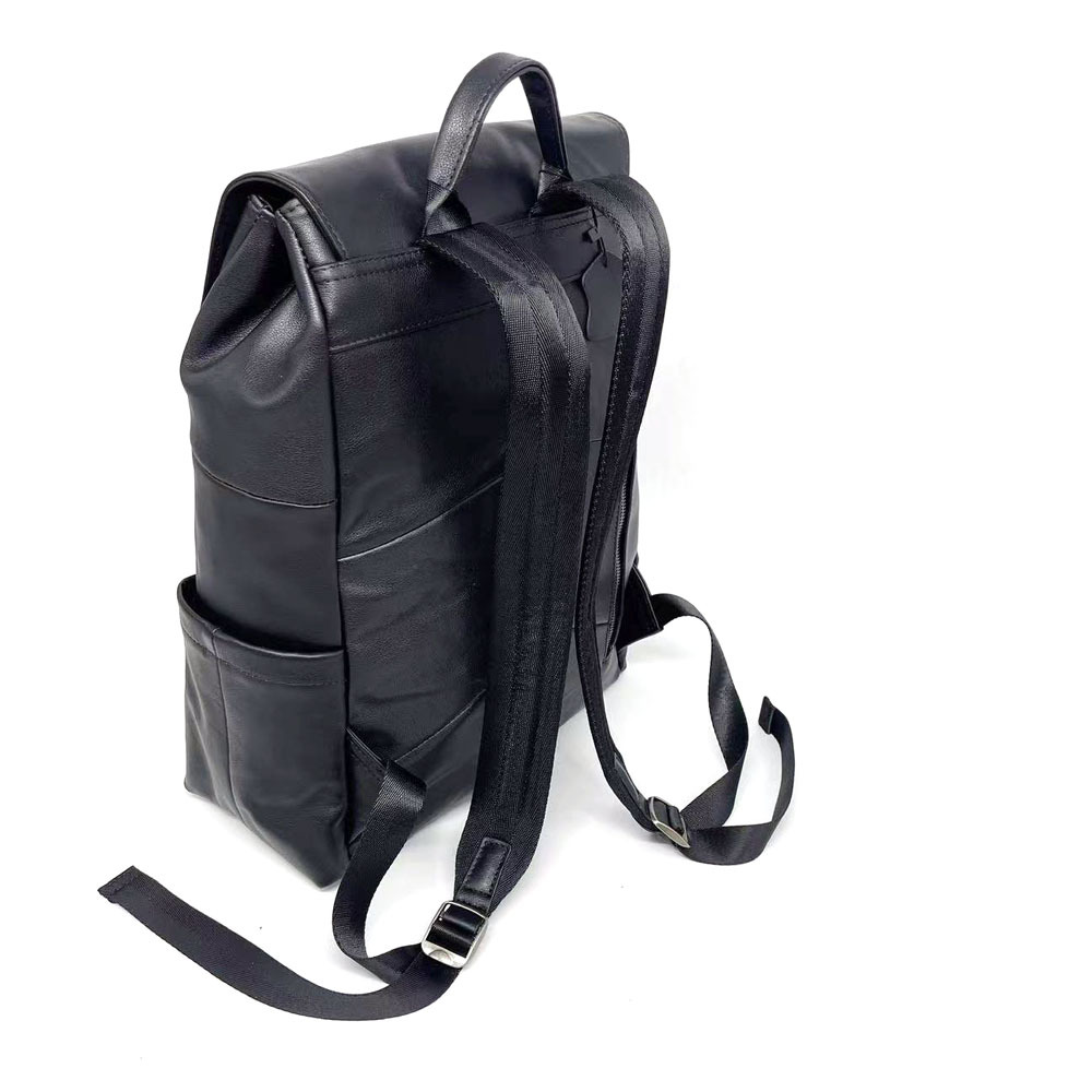 Erkek Deri Sırt Çantası, Katlanabilir İş Çantası, Bilgisayar Çantası, Sığır Derisi Spor Seyahat Sırt Çantası_voghion.com
