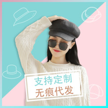 韩版画家帽2021秋冬新款帽子女网红贝雷帽日系百搭南瓜帽女八角帽