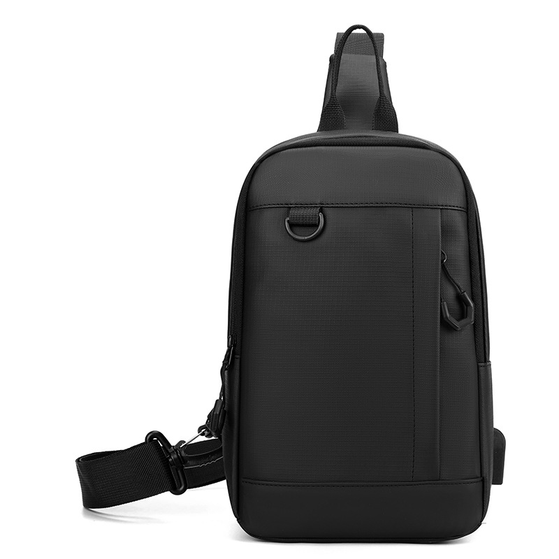 2025 nuevo bolso de pecho para hombre, bolso de hombro de gran capacidad de ocio simple, bolso de mensajero de moda de moda deportiva de ciclismo