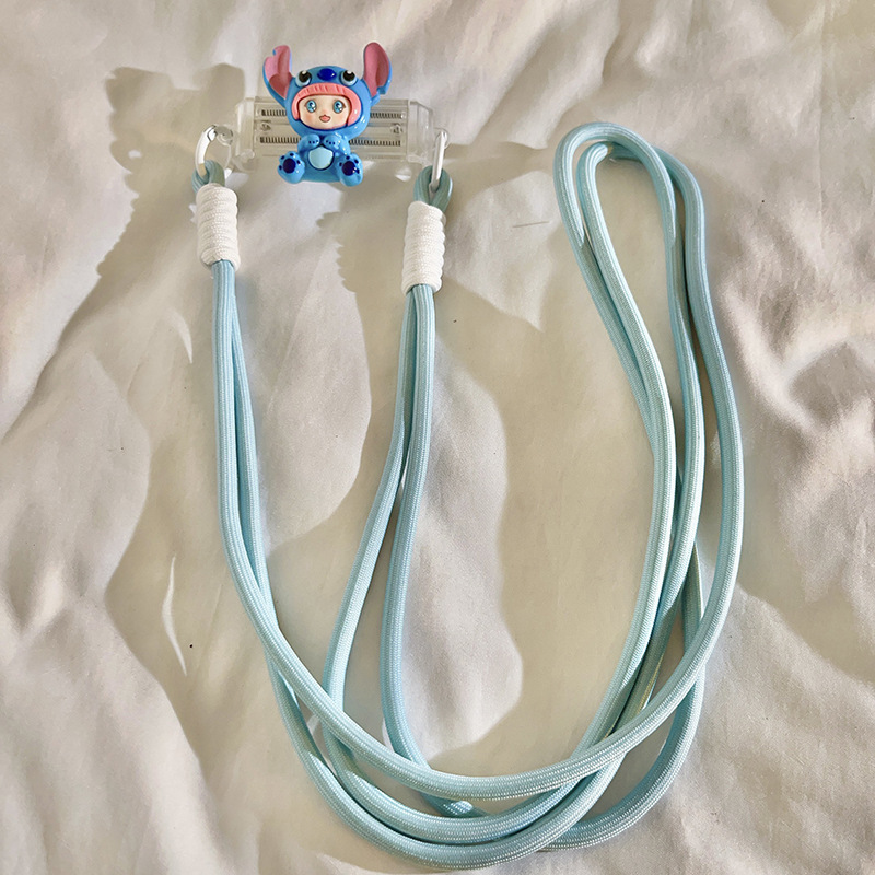 입체적인 주먹 스티치 백 클립 + 롱 로프 172