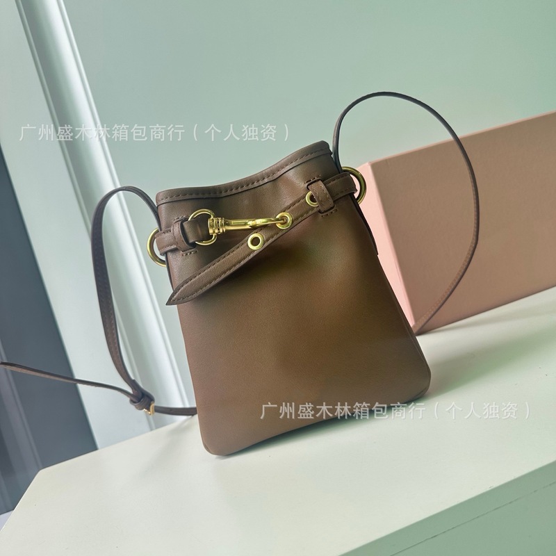 跨境外单Aventure双M羊皮福袋mini水桶包小众百搭休闲斜挎包女包|undefined