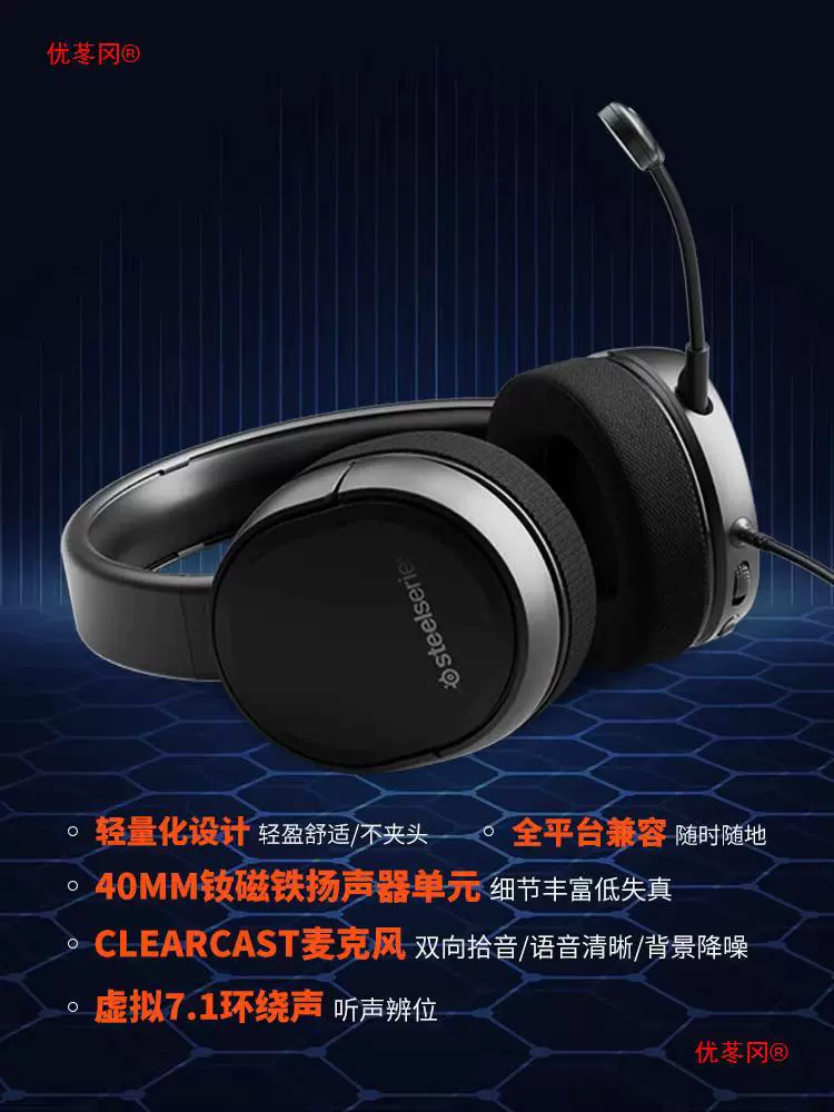 Государственный банк SteelSeries/Sai Rui ARCTIS сырой
