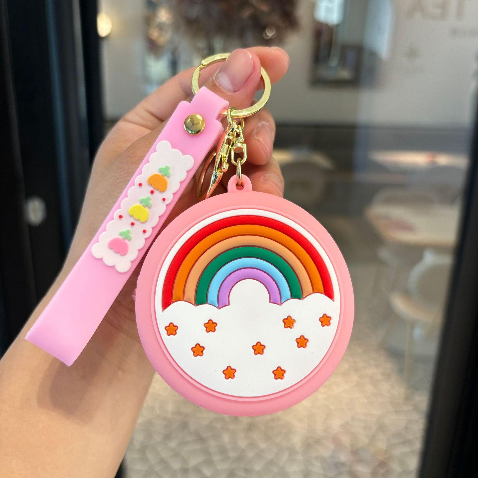 Transfronterizo Kapibara llaveros Kulomi bolsos de cambio llaves colgantes bolsos accesorios pequeños regalos al por mayor