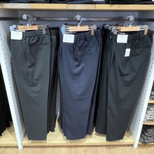 日单男装新款宽松窄口打褶长裤宽腿裤高腰休闲阔腿裤西裤男470601